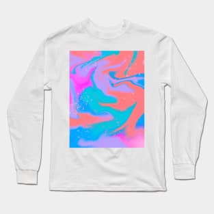 Neon swirls Long Sleeve T-Shirt